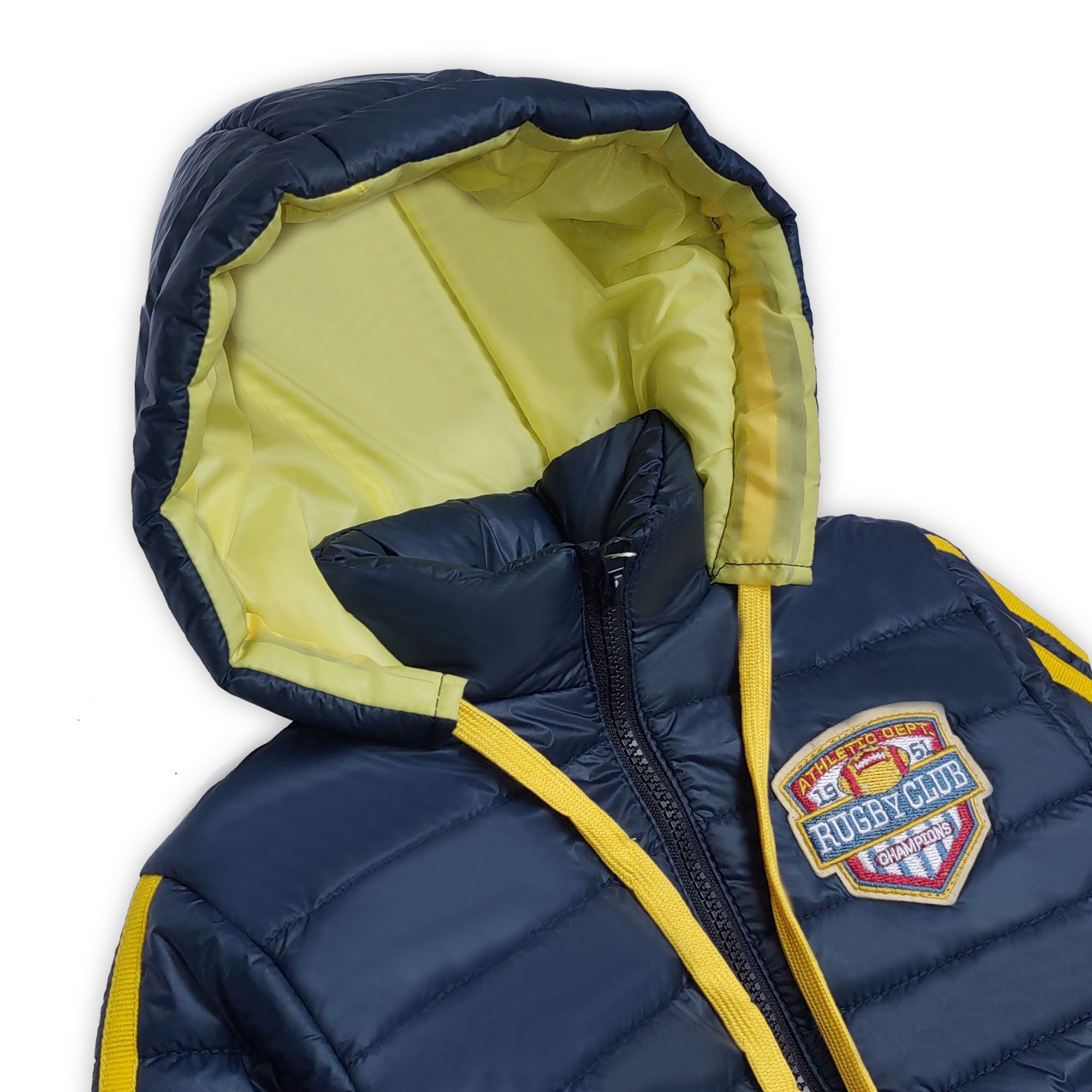 NAVY BLUE PUFFER JACKET