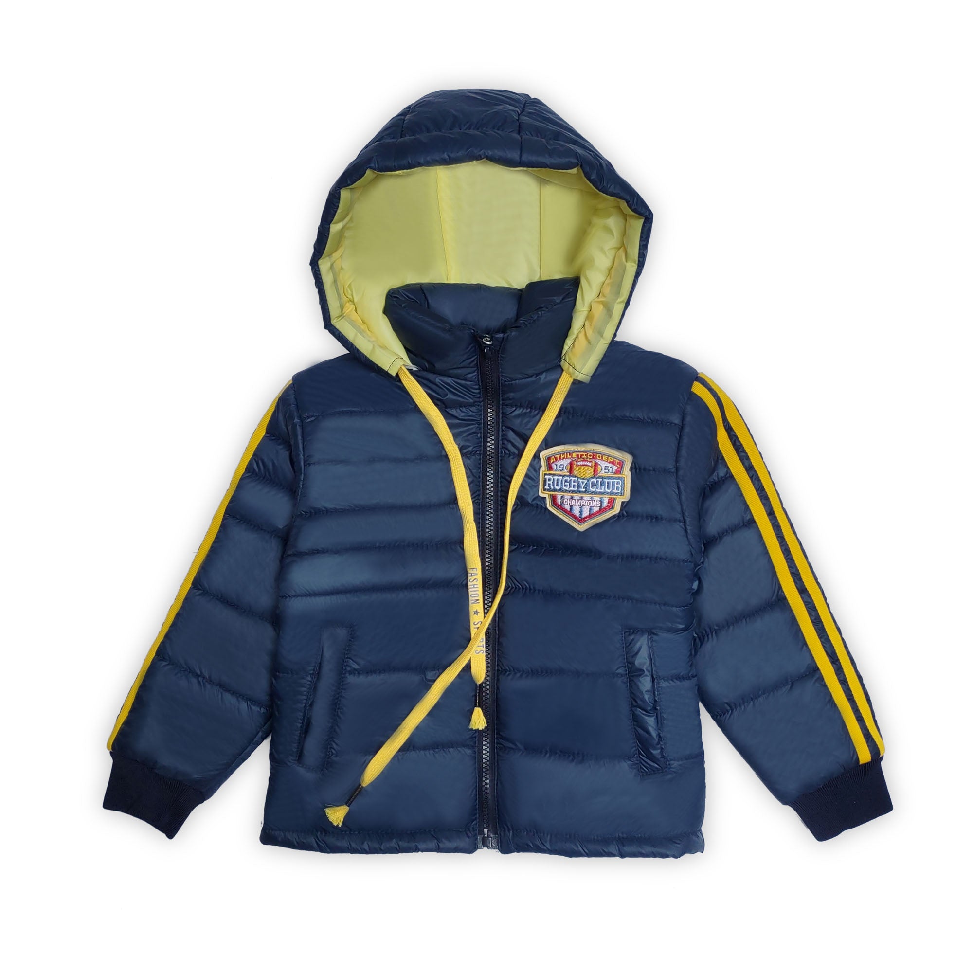 NAVY BLUE PUFFER JACKET