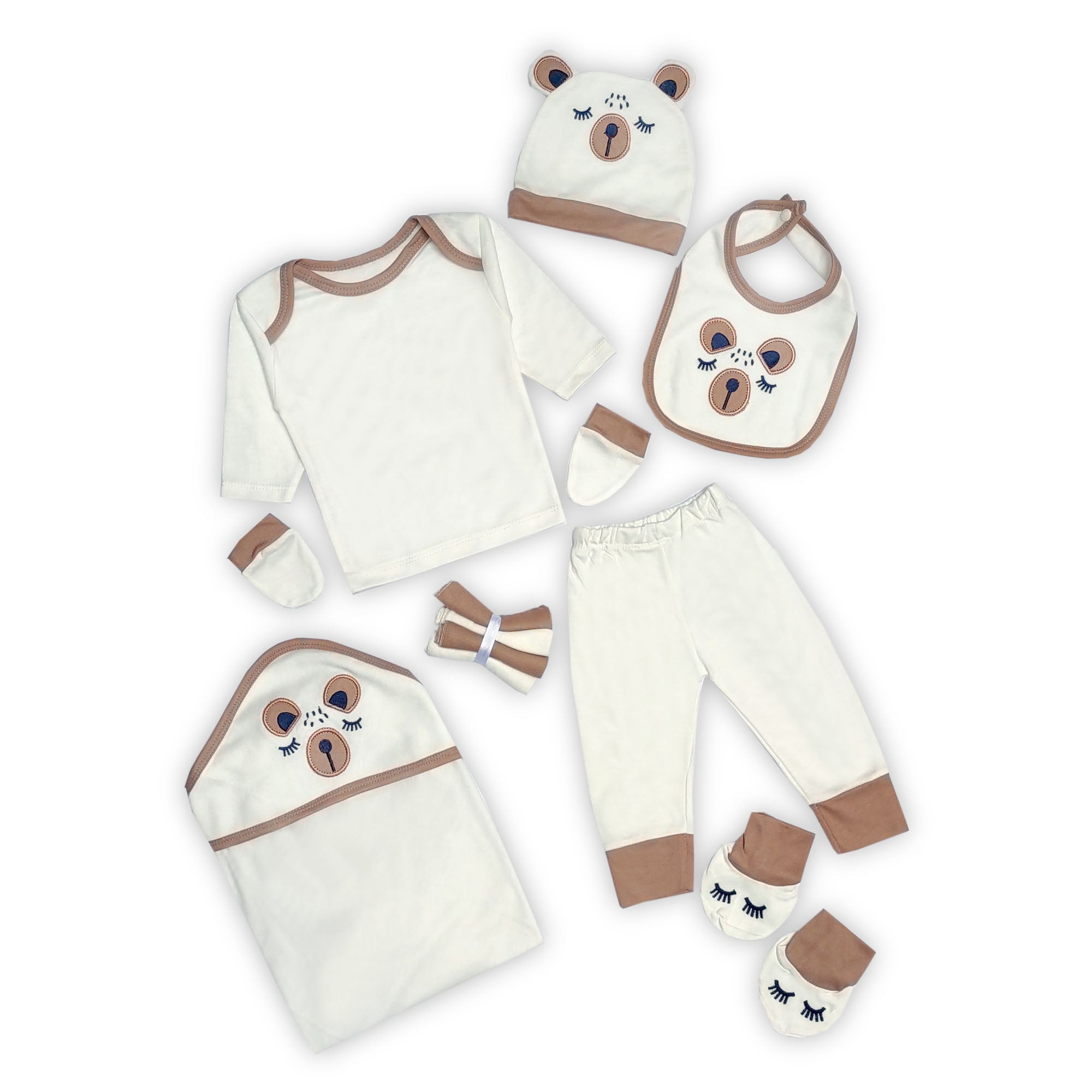 Brown Baby 12Pcs Set