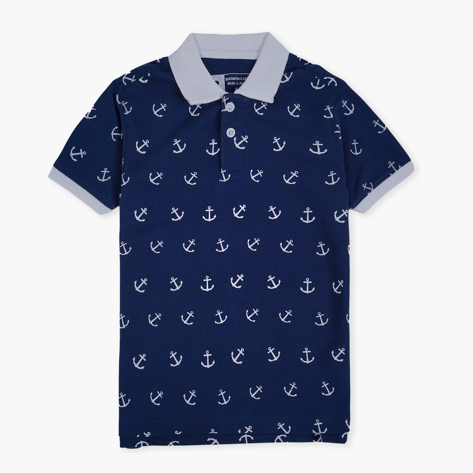 BLUE POLO T-SHIRT