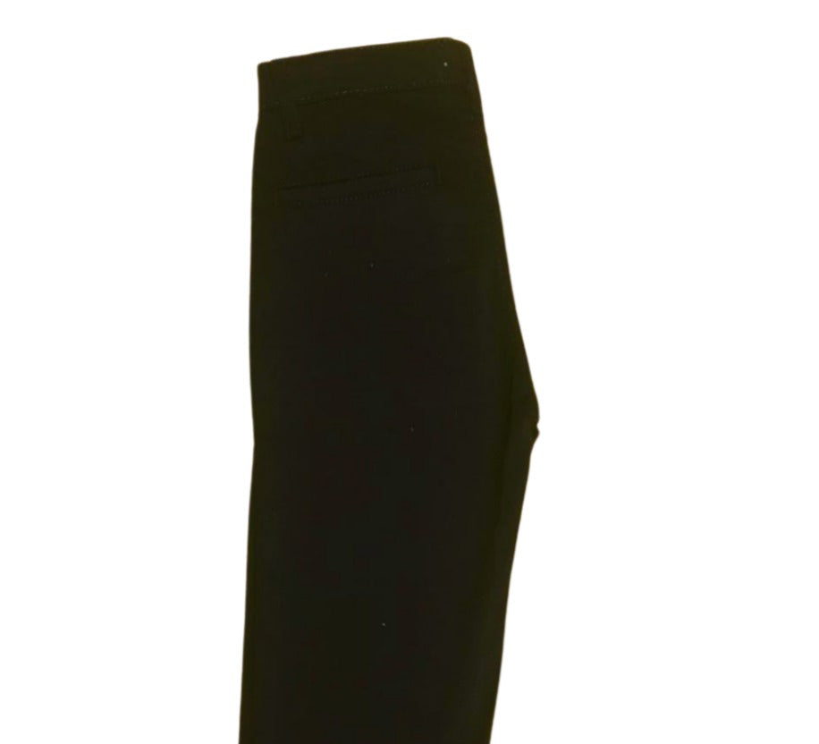 Boys Black Cotton Pants