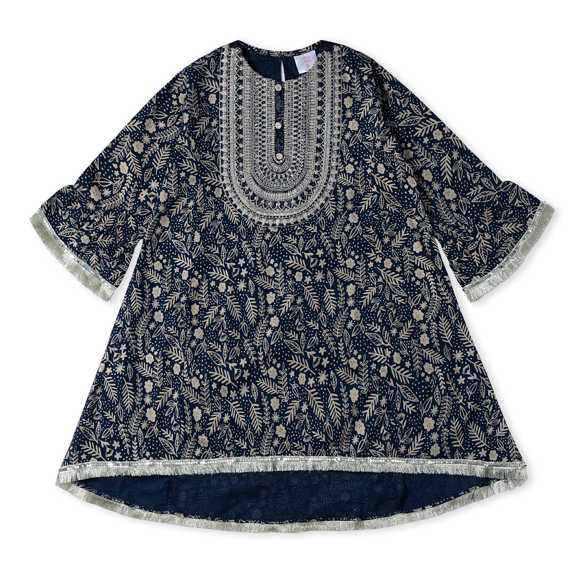 BLUE Girls' Kurti