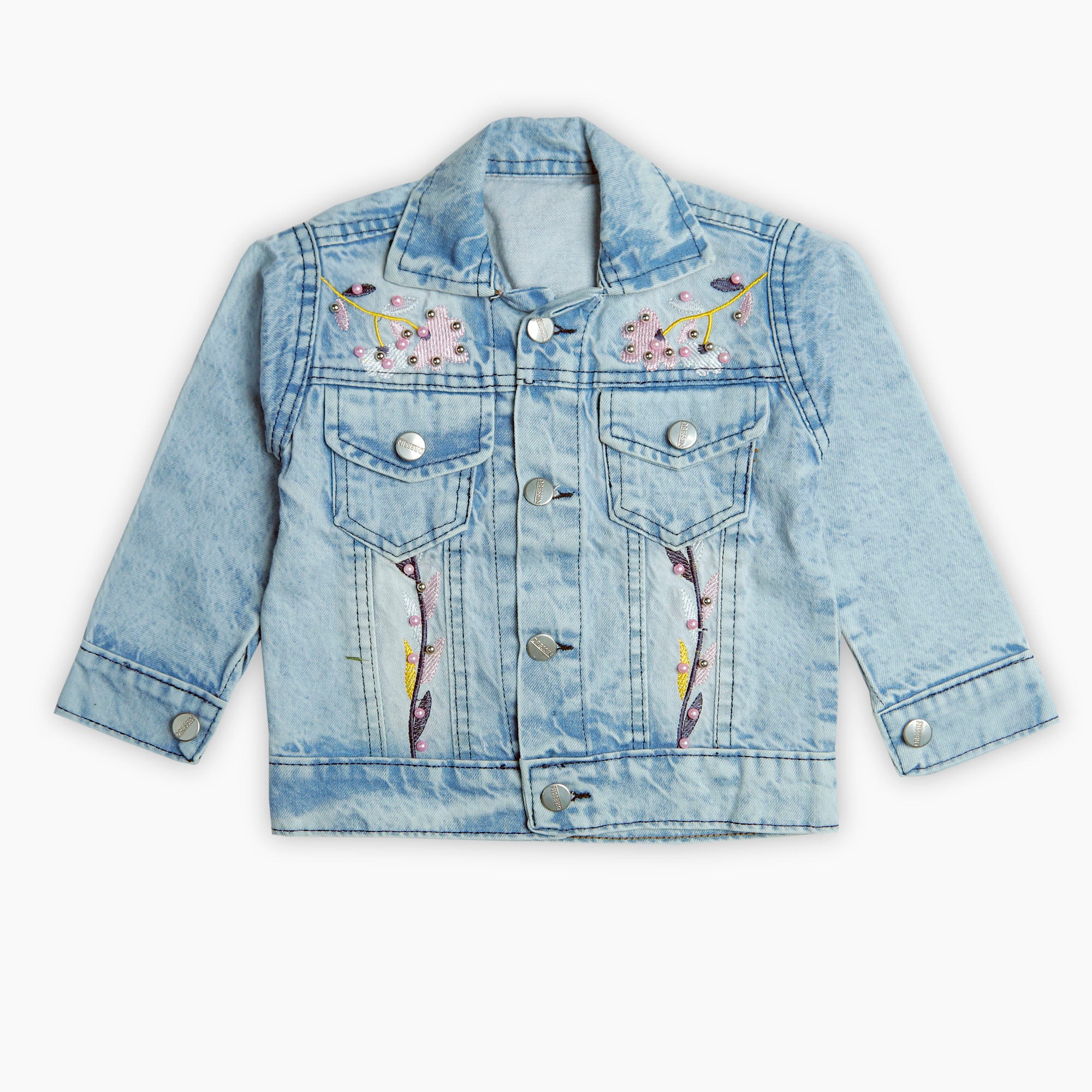 GIRL EMBALISHED JEANS JACKET